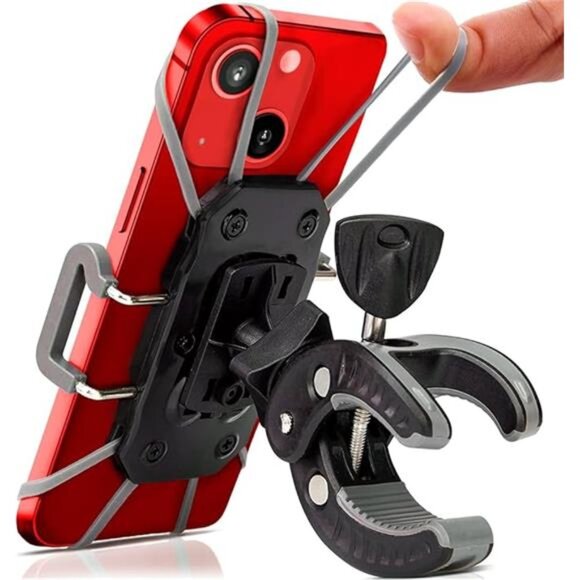 Bike & Motorcycle Phone Mount - For iPhone 14 (13, Xr, SE, Max/Plus), Galaxy S22 - Picture 7 of 7